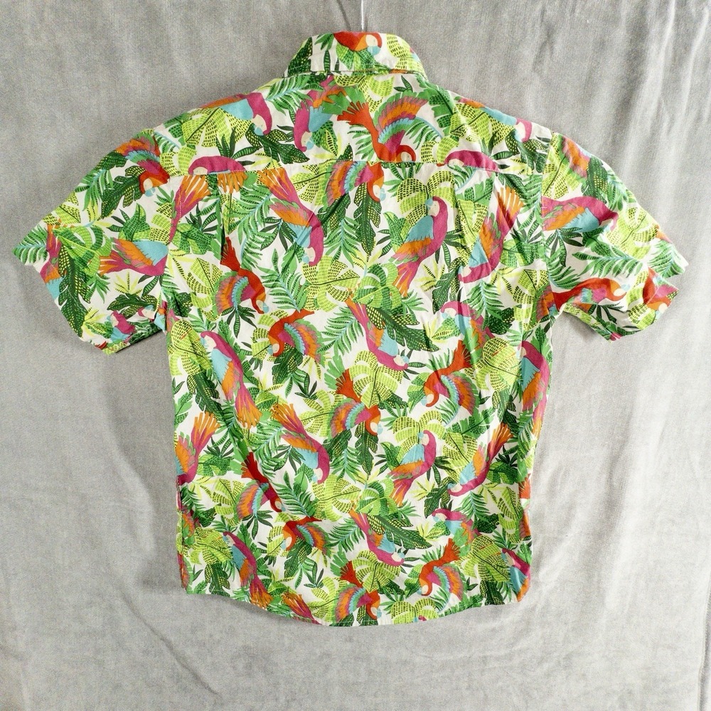 Old Navy Mens Medium Hawaiian 100% Cotton Shirt Resort Beach Cruise Vacation - Picture 2 of 8